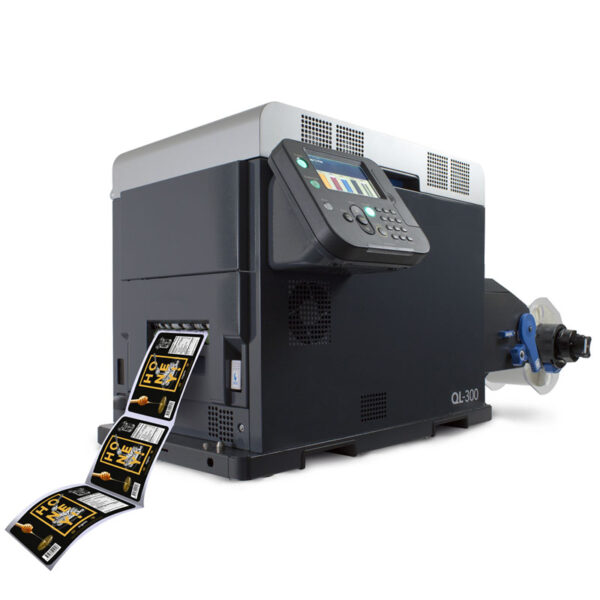 QL-300 CMYK + WHITE Toner-based Digital Label Printer